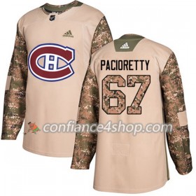 Adidas Maillot de Hockey Montreal Canadiens Max Pacioretty 67 2017-2018 Camo Veterans Day Practice Authentic - Homme